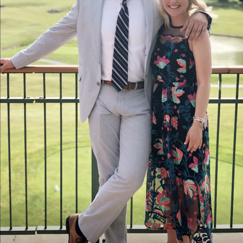 Anthropologie Embroidered Dress